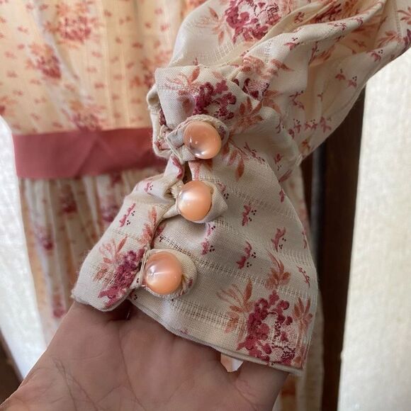 Vintage 60’s-70’s Prairie Style Maxi Dress - Picture 12 of 14